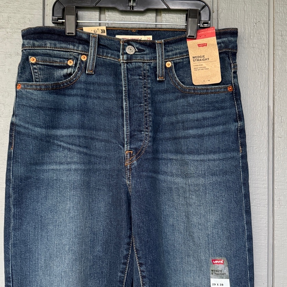 NWT Levi's Dark Blue Denim Jeans Sz 29 - Picture 4 of 7